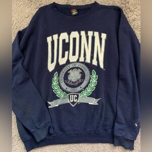 Vintage UConn CrewNeck